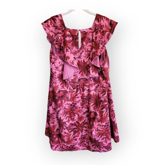 Pink/Red Anthropologie Pilcro Shift Dress, Size Large - Picture 7 of 14